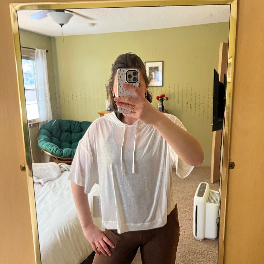 Athleta Vapor Hooded Tee